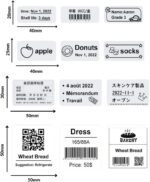 Impressora de Etiquetas Térmicas Inteligente Térmica Bluetooth Sem Tinta iOS Android Windows Personalize Suas Etiquetas APP Open Label + StartBox (Preto) - Imagem 3