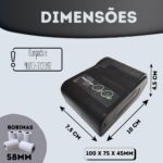 Impressora Térmica Portátil Mini Bluetooth Kit Bobinas 58 mm Super Premium Leve Portátil Comércio Delivery - Imagem 7