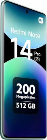Smartphone Xiaomi Redmi Note 14 Pro 5G Coral Green (Verde) 12GB RAM 512GB ROM NFC [ 24090RA29G ] - Imagem 4