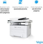 Impressora Multifuncional Laser M7105DW Elgin Pantum Monocromática 33PPM Wi-Fi 100V - 110V - Imagem 7