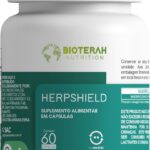 Herpshield 60CAPS BIOTERAH - Suplemento Lisina Zinco Vitaminas Nutrientes Naturais (60 Capsulas)
