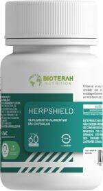 Herpshield 60CAPS BIOTERAH - Suplemento Lisina Zinco Vitaminas Nutrientes Naturais (60 Capsulas)