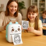 Mini Impressora Gatinho Bluetooth Sem Fio Com 1 Bobina - Imagem 7