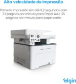 Impressora Multifuncional Laser M7105DW Elgin Pantum Monocromática 33PPM Wi-Fi 100V - 110V - Imagem 4