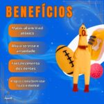 Kit 5 Brinquedo para Filhote Mordedor para cachorros Bolinha Pet Galinha Sonoro - Imagem 3