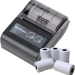 Impressora Térmica Portátil Mini Bluetooth Kit Bobinas 58 mm Super Premium Leve Portátil Comércio Delivery