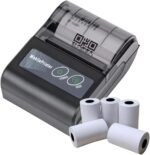 Impressora Térmica Portátil Mini Bluetooth Kit Bobinas 58 mm Super Premium Leve Portátil Comércio Delivery