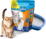Areia Higiênica de Sílica Chalesco para Gatos 1,4 kg – Alta Absorção, Controle de Odores e Baixa Manutenção - Imagem 3