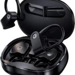 Fone de Ouvido Bluetooth Esportivo TWS Sem Fio com Estojo de Carregamento - Ideal para Corrida Academia e Dia a Dia - Microfone Integrado - Resistente ao Suor - Compatível com Android e iOS