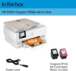 HP ENVY Inspire 7958e Impressora a jato de tinta colorida multifuncional sem fio, impressão, digitalização, cópia, impressão duplex, ideal para casa, 6 meses de tinta incluídos (327A7A) - Imagem 6