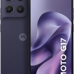 Smartphone Motorola Moto G17 4G - 128GB 12GB (4GB RAM + 8GB RAM Boost) camera 50MP Sony Lytia 600, tela FHD+ 60hz, bateria 5200 mAh - Roxo