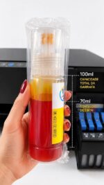 4 Tintas compativel para Epson T504 T544 Impressoras L4150 L4160 L6270 L4260 L3150 L3110 L3250 L3210 L5190 L1250 L5290 70mL - Imagem 6