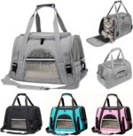Bolsa Pet Transporte Viagem Avião Para Cães Gatos Luxo (preto)