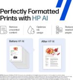 HP OfficeJet Pro 9135e Impressora multifuncional, colorida, impressora para pequenas e médias empresas, impressão, cópia, digitalização, fax, tinta instantânea sem fio elegível (3 meses incluídos); - Imagem 4