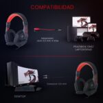 Headset Gamer Redragon Ares Preto e Vermelho H120 - Imagem 7