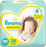 Fralda Pampers Premium Care Recém-Nascido RN 36 Unidades