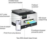 HP OfficeJet Pro 9135e Impressora multifuncional, colorida, impressora para pequenas e médias empresas, impressão, cópia, digitalização, fax, tinta instantânea sem fio elegível (3 meses incluídos); - Imagem 5