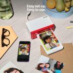 Polaroid Impressora fotográfica Bluetooth 4 x 15 + pacote de papel fotográfico (80 folhas incluídas) (6552) - Imagem 3