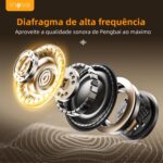 Fones de Ouvido Bluetooth, INAVA, Fone de Ouvido Esportivo com Clipe de Concha, 72 Horas de Bateria, Design Confortável para Ouvidos Pequenos e Quem Usa Óculos, Exercício, treinamento físico (Preto) - Imagem 6