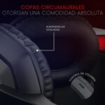 Headset Gamer Redragon Ares Preto e Vermelho H120 - Imagem 5