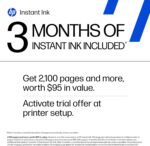 HP OfficeJet Pro 9135e Impressora multifuncional, colorida, impressora para pequenas e médias empresas, impressão, cópia, digitalização, fax, tinta instantânea sem fio elegível (3 meses incluídos); - Imagem 3