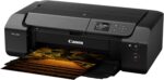 Canon PIXMA PRO-200S Impressora fotográfica profissional de jato de tinta sem fio de 33 cm com monitor LCD colorido de 7,6 cm, tinta à base de tinta de 8 cores, preta - Imagem 4
