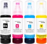 4 Tintas compativel para Epson T504 T544 Impressoras L4150 L4160 L6270 L4260 L3150 L3110 L3250 L3210 L5190 L1250 L5290 70mL
