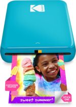 KODAK Step Instant Impressora fotográfica para smartphone – Pacote de 75 folhas – Impressora móvel sem fio portátil mini colorida – Fotos adesivas Zink 5 x 7,6 cm – Bluetooth compatível com - Imagem 2