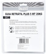 Chalesco Guia Retrátil Plus 20 kg Preta - Imagem 4
