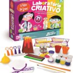 Laboratório Show da Luna Criativo Infantil Kit com 24 Experimentos Super Divertidos, Explorar a Ciência - Nig 0738