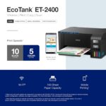 Epson EcoTank ET-2400 Impressora Supertank colorida sem cartucho sem cartucho com digitalização e cópia – Impressão doméstica fácil e diária - Imagem 4