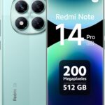 Smartphone Xiaomi Redmi Note 14 Pro 5G Coral Green (Verde) 12GB RAM 512GB ROM NFC [ 24090RA29G ]