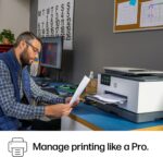 HP OfficeJet Pro 9135e Impressora multifuncional, colorida, impressora para pequenas e médias empresas, impressão, cópia, digitalização, fax, tinta instantânea sem fio elegível (3 meses incluídos); - Imagem 13