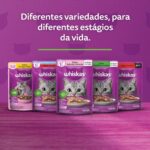 Pack Ração Úmida Whiskas Sachê Carne ao Molho para Gatos Adultos Castrados 85 g - 20 unidades - Imagem 9