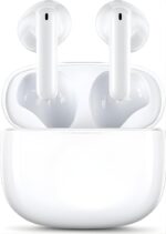 Fone De Ouvido Sem Fio, Bluetooth 5.4, Compatível Com Todo Celular, Cancelamento Ruído, Bateria Até 16 Horas de Uso, Microfone Para Chamadas, Controle Touch, Conecta no Notebook - Linha Premium