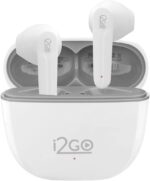 I2GO, Fone De Ouvido, TWS, Bluetooth, 20 Horas totais de Bateria, ENC, Air Sound Go 2.0, Branco, i2GO PRO