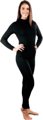 Roupa Térmica Segunda Pele ExtremeThermo Frio Intenso Conjunto Calça+Blusa Tudo Flanelado Aquecimento Máximo - Imagem 4