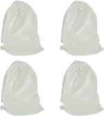 4 Saco Para Roupa Suja Viajem Mala Tnt Sacola Fechada Cordão - Imagem 3
