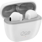 I2GO, Fone De Ouvido, TWS, Bluetooth, 20 Horas totais de Bateria, ENC, Air Sound Go 2.0, Branco, i2GO PRO - Imagem 2