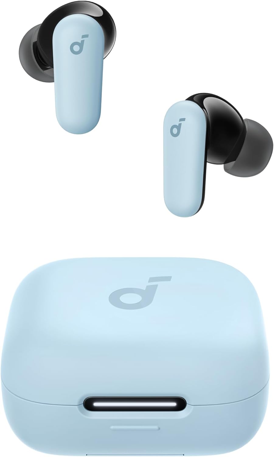 51MgcnjJKRL._AC_SL1500_.jpg soundcore P30i da Anker, Fone de Ouvido Bluetooth 5.4 com Cancelamento de Ruído Adaptativo, Graves Poderosos, 45H de Reprodução, Estojo 2-em-1 com Suporte para Celular, IP54, Fone sem fio TWS, Azul - Imagem 1