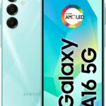 Celular Samsung Galaxy A16 5G, 256GB + 8GB RAM, Câmera de até 50MP, Tela 6.7", NFC, IP54, Bateria 5000 mAh - Verde Claro