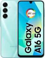 Celular Samsung Galaxy A16 5G, 256GB + 8GB RAM, Câmera de até 50MP, Tela 6.7", NFC, IP54, Bateria 5000 mAh - Verde Claro