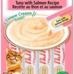 Churu Petisco Para Gato Sabor Atum Com Salmão 4 Tubos de 14g