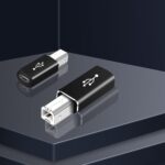 Adaptador USB B para USB C, tipo C fêmea para USB macho, suporta sincronização de dados, para scanner, impressora, câmera, piano elétrico, laptops - Imagem 7