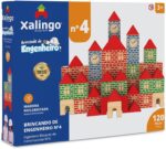Brincando De Engenheiro 120 Peças Xalingo Multicor