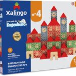 Brincando De Engenheiro 120 Peças Xalingo Multicor