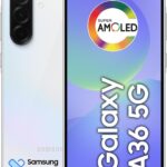 Celular Samsung Galaxy A36 5G 256GB, 8GB RAM, Recursos AI (Branco)