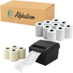 Bobina Térmica Branca 80x40 – Kit com 10 Rolos, Papel Térmico Direto, Impressão Nítida Sem Ribbon, Ideal para Cupons, PDV e Impressoras Térmicas - Imagem 8