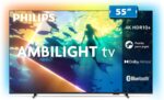PHILIPS, Smart TV Ambilight 55" 4K, 55PUG8100/78, Comando de Voz, HDR10+/Dolby Atmos, VRR/ALLM, Bluetooth