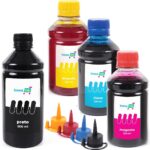Kit de Tintas Para Impressora Compatível G3110 G3111 G2160 G3160 G3102 G4110 G7010 G4111 G2160 1,25 Litro – Inova Ink